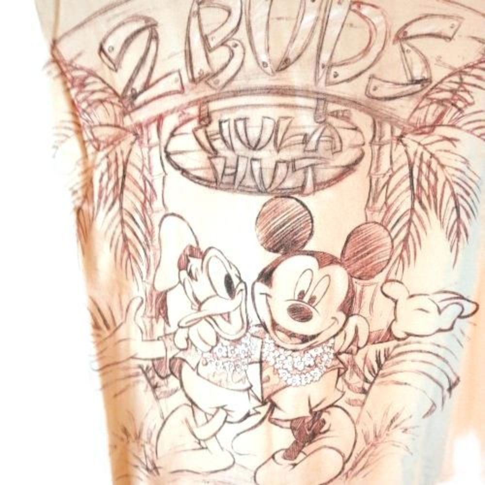 Disney Vintage Mickey Tiki Village Walt Disney World Tee Size Large